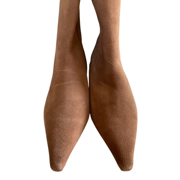 Ann Taylor Suede Ankle Boots NEW - Picture 5 of 10